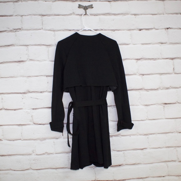 NEW Chico Trench Topper Black Jacket Size Medium - Picture 2 of 8